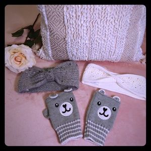 💙 NWOT Winter Headbands & Gloves